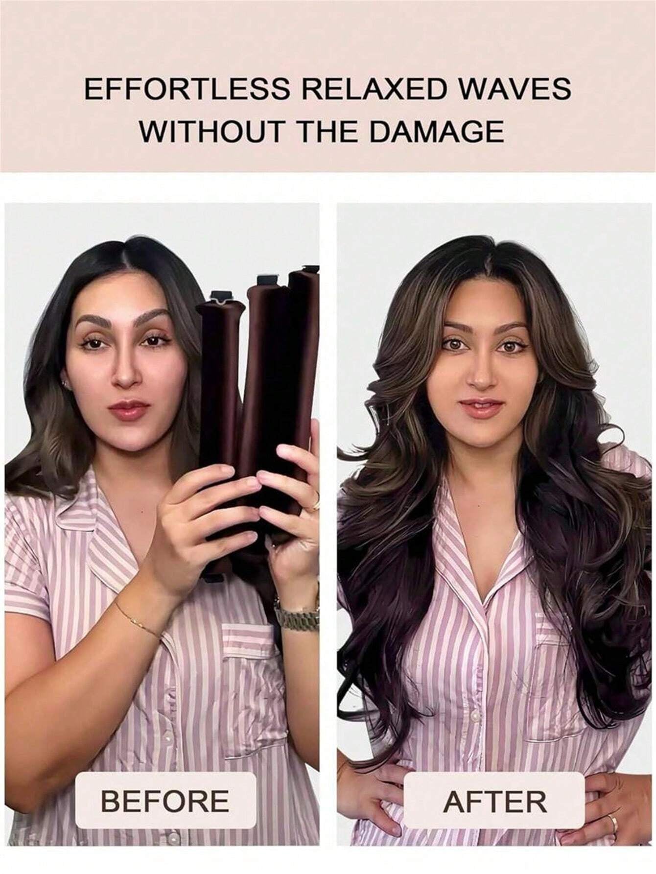 1Pc/3Pcs/4Pcs Heatless Hair Curlers, Achieve Curly Hairstyle without Damaging Hair, Suitable for Shaping Natural Curls or Adding Volume to Fine or Straight Hair, Great Gift for Family and Friends, Hair Rollers, Heatless Curls, Hair Curler, Hair Products and Accessories for Barber Salon Beauty Travel Essentials