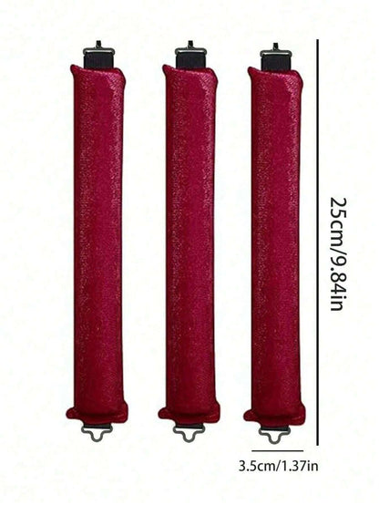 1Pc/3Pcs/4Pcs Heatless Hair Curlers, Achieve Curly Hairstyle without Damaging Hair, Suitable for Shaping Natural Curls or Adding Volume to Fine or Straight Hair, Great Gift for Family and Friends, Hair Rollers, Heatless Curls, Hair Curler, Hair Products and Accessories for Barber Salon Beauty Travel Essentials